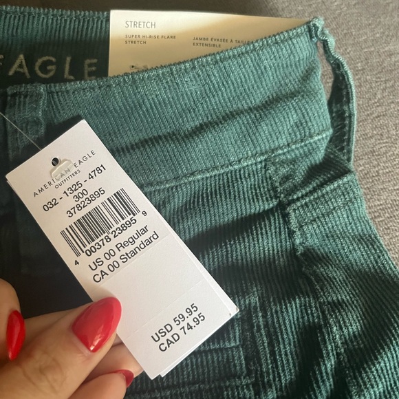 AE Stretch Corduroy Super High-Waisted Jeans - Picture 7 of 7